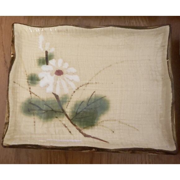 Sushi Appetizer Plates Japanese Style Rectangle Porcelain Set of 4. - Picture 2 of 7